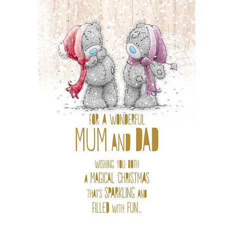 Mum And Dad Me to You Bear Christmas Card  £3.59