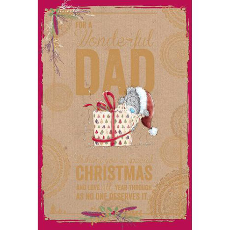 Dad Me to You Bear Christmas Card  £3.59