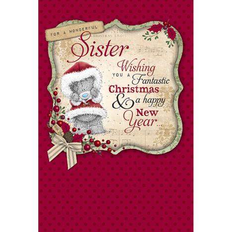 Wonderful Sister Me to You Bear Christmas Card  £3.59