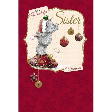 Sister Me to You Bear Christmas Card  £3.59