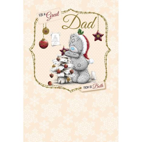 Dad From Us Both Me to You Bear Christmas Card  £3.59