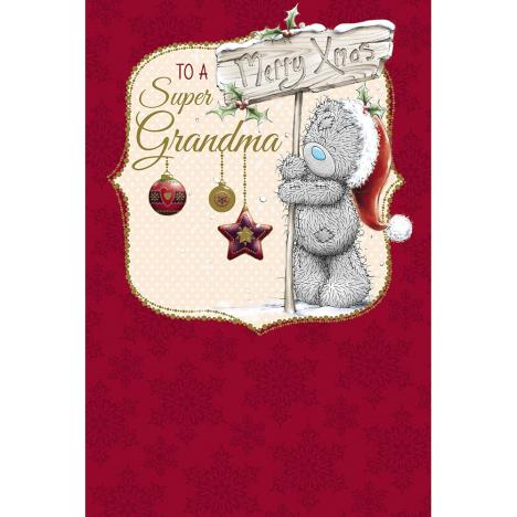 Super Grandma Me to You Bear Christmas Card  £3.59