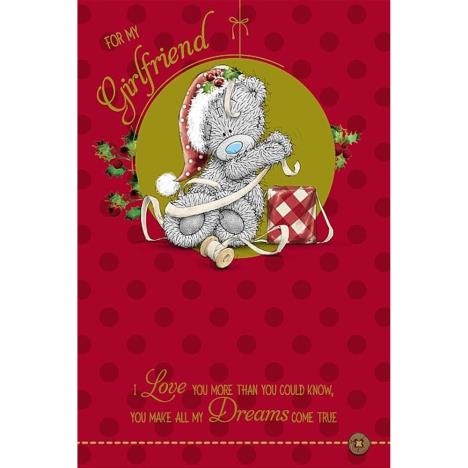 Girlfriend Bear Wrapping Present Me to You Bear Christmas Card  £3.59