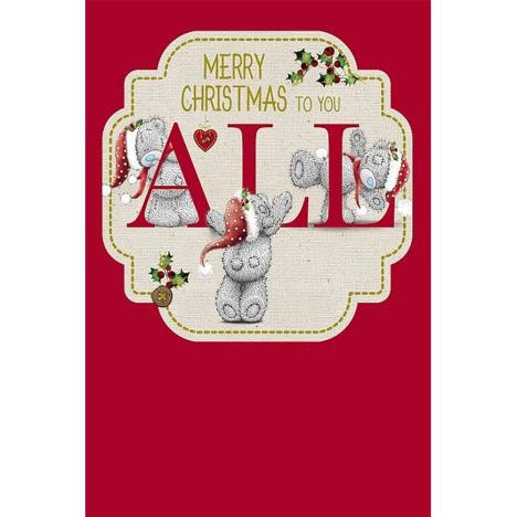 Merry Christmas To You All Me to You Bear Christmas Card  £3.59