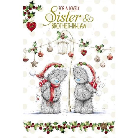 Sister and Brother in Law Me to You Bear Christmas Card  £3.59