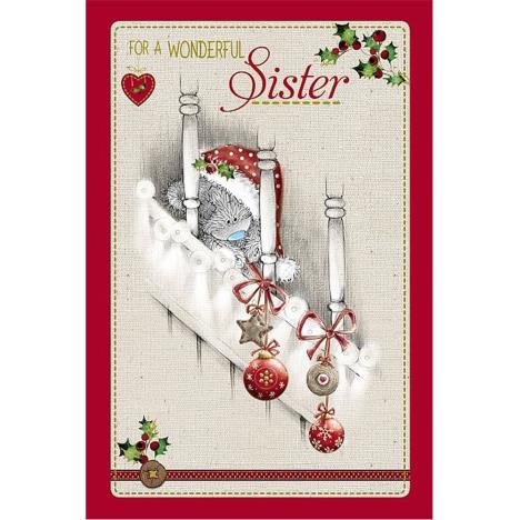 Wonderful Sister Me to You Bear Christmas Card  £3.59