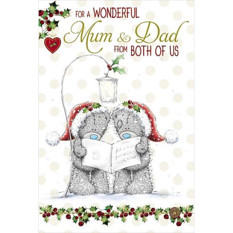Wonderful Mum & Dad From Both of Us Me to You Bear Christmas Card  £3.59