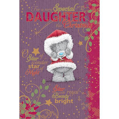 Daughter Me to You Bear Christmas Card  £2.49