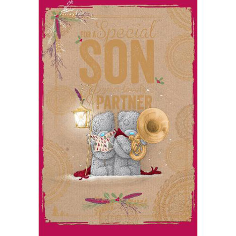 Son And Partner Me to You Bear Christmas Card  £2.49