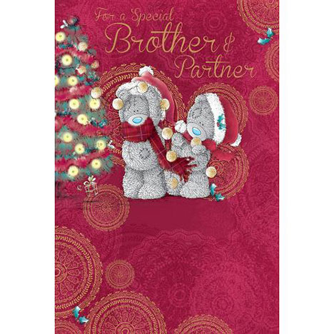 Brother And Partner Me to You Bear Christmas Card  £2.49