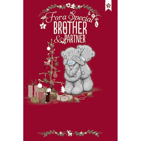 Brother & Partner Me to You Bear Christmas Card  £2.49