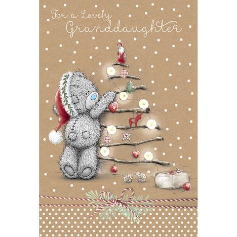 Lovely Granddaughter Me to You Bear Christmas Card  £2.49