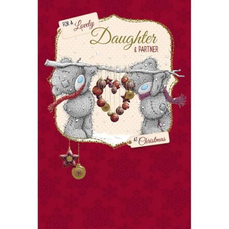 Daughter And Partner Me to You Bear Christmas Card  £2.49