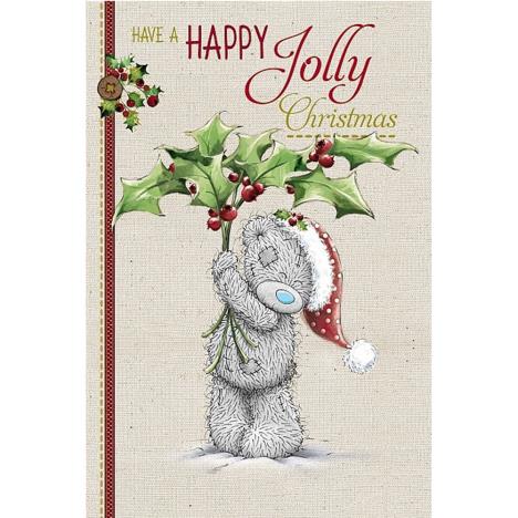 Happy Jolly Christmas Bear With Mistletoe Me to You Bear Christmas Card  £2.49