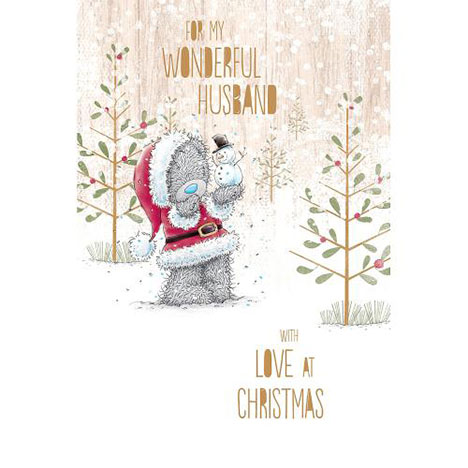 Husband Me to You Bear Christmas Card  £3.99