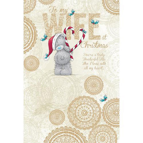 Wife Me to You Bear Christmas Card  £3.99