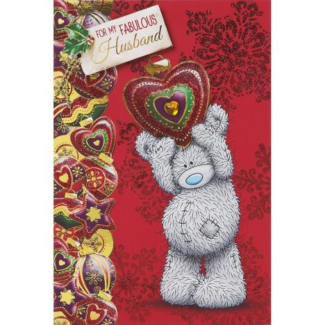 Husband Me to You Bear Handmade Christmas Card  £3.99