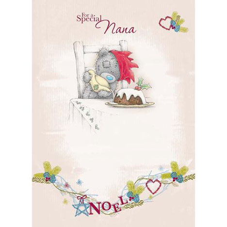 Nana with Christmas Pudding Me to You Bear Card  £2.09