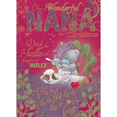 Nana Me to You Bear Christmas Card  £2.09