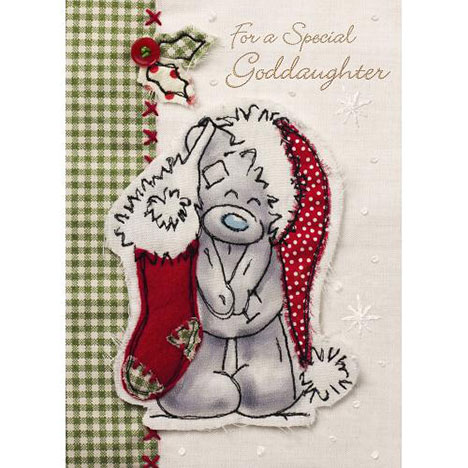 Goddaughter Me to You Bear Christmas Card  £1.79