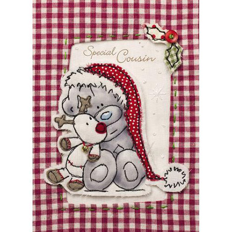 Cousin Me to You Bear Christmas Card  £1.79