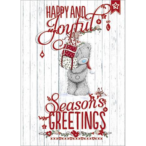 Seasons Greetings Me to You Bear Christmas Card  £1.79
