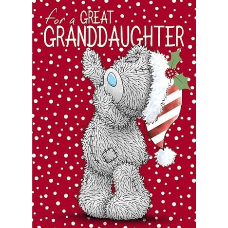 Great Granddaughter Me to You Bear Christmas Card  £1.79