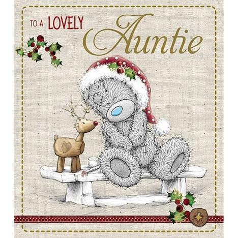 Lovely Auntie Me to You Bear Christmas Card  £1.89