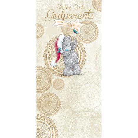 Godparents Me to You Bear Christmas Card  £1.89