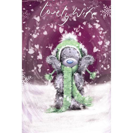 Wife Me to You Bear Christmas Card  £2.49