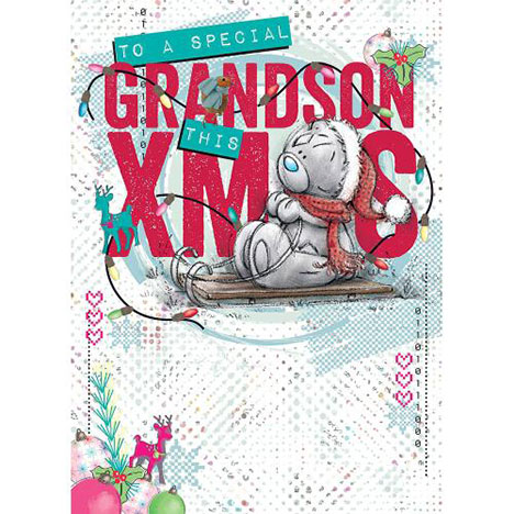 Grandson Me to You Bear Christmas Card  £1.79