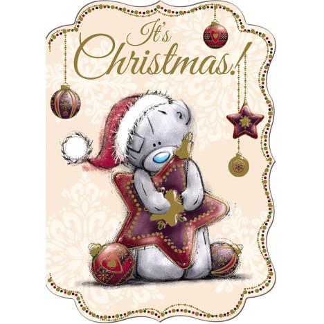 Tatty Teddy Holding Large Star Me to You Bear Christmas Card  £1.79