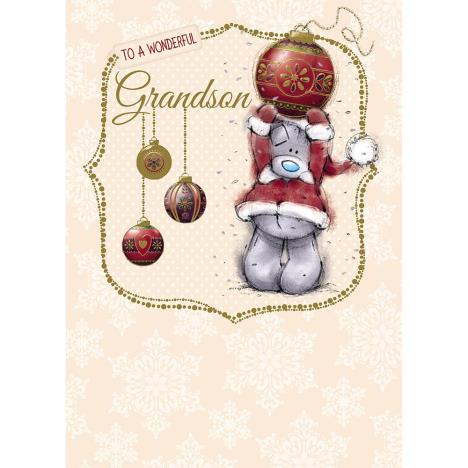Wonderful Grandson Me to You Bear Christmas Card  £1.79