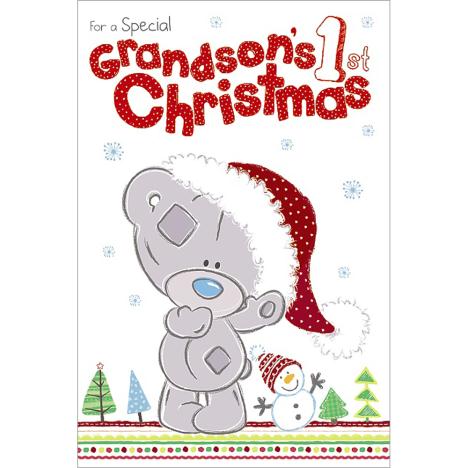 Grandsons 1st Christmas Me to You Bear Card  £2.49