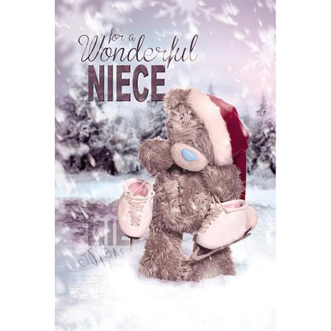 3D Holographic Niece Me to You Bear Christmas Card  £3.79