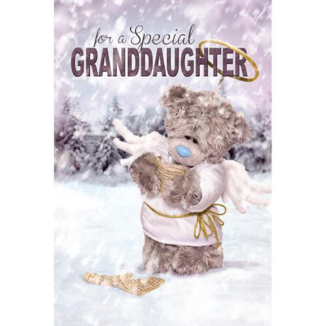 3D Holographic Granddaughter Me to You Bear Christmas Card  £3.79