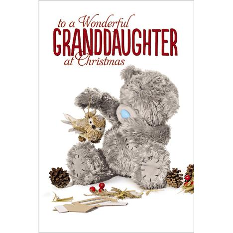 3D Holographic Granddaughter Me to You Bear Christmas Card  £3.79