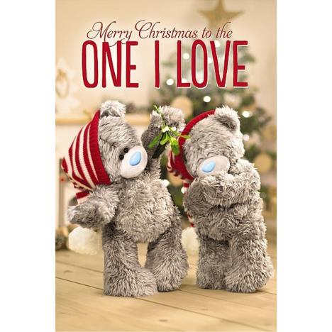 3D Holographic One I Love Me to You Bear Christmas Card  £4.25