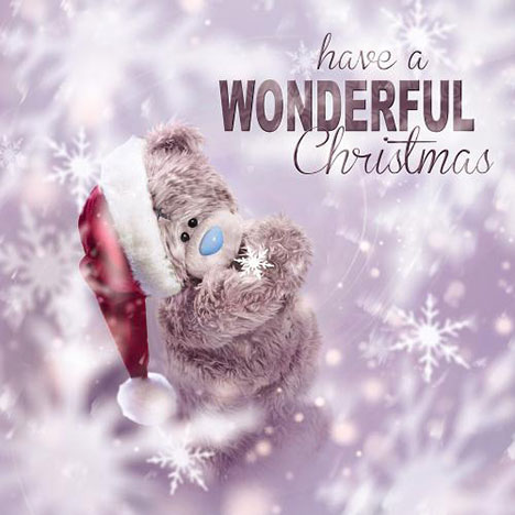 3D Holographic Wonderful Christmas Me to You Bear Christmas Card  £2.99