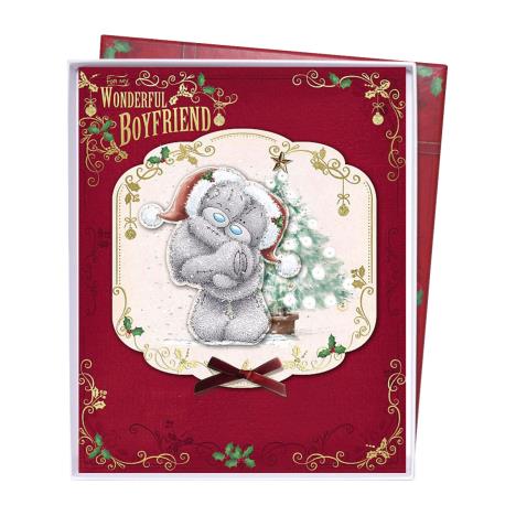 Wondful Boyfriend Me To You Bear Handmade Boxed Christmas Card  £6.99