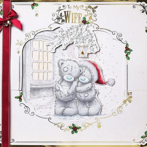 Wife Me To You Bear Luxury Giant Boxed Christmas Card  £15.00