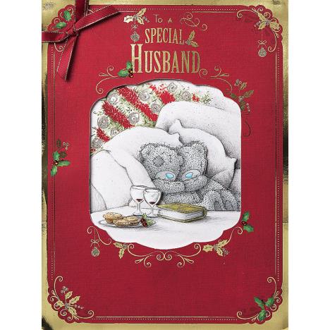 Husband Me To You Bear Luxury Boxed Christmas Card  £9.99