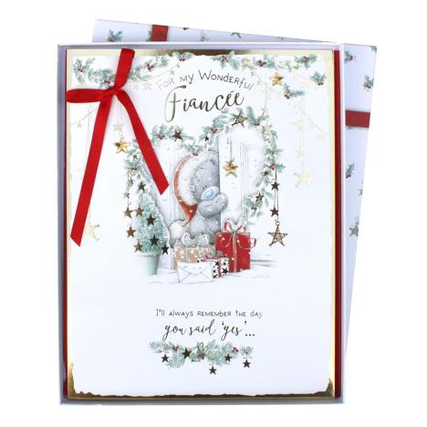 Fiancee Me to You Bear Luxury Boxed Christmas Card  £9.99