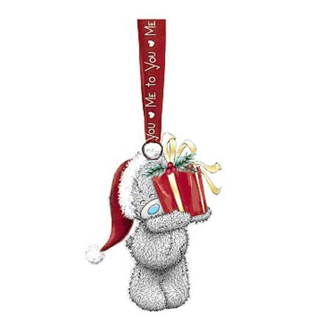 Holding Present Me to You Bear Tree Decoration  £2.99
