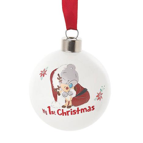 My 1st Christmas Tiny Tatty Teddy Bauble   £4.99