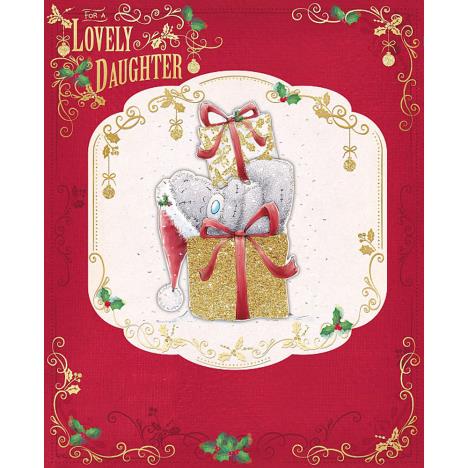 Lovely Daughter Large Me To You Bear Christmas Card  £4.99