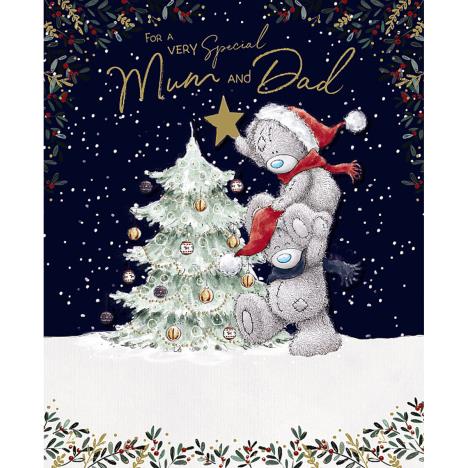 Mum & Dad Handmade Me to You Bear Christmas Card  £4.99