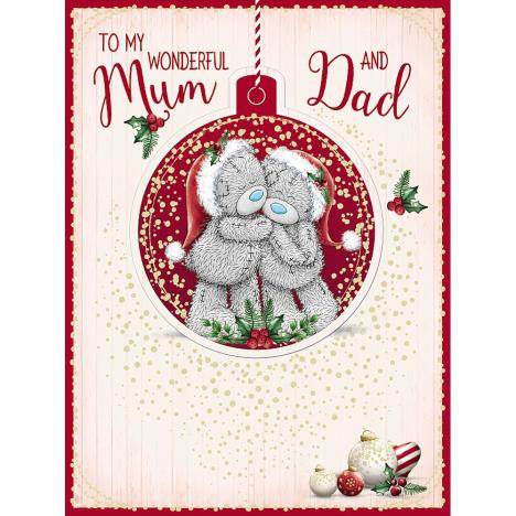 Mum & Dad Large Keepsake Me to You Bear Christmas Card  £3.99