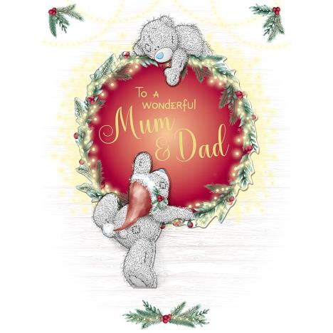 Wonderful Mum & Dad Large Me to You Bear Christmas Card  £3.99