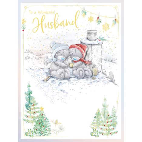 Wonderful Husband Handmade Large Me to You Bear Christmas Card  £3.99